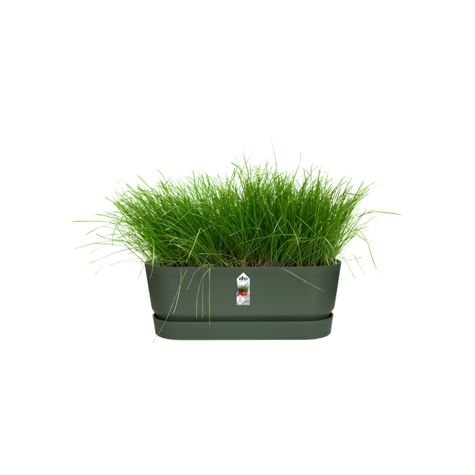 greenville trough long 50cm leaf green